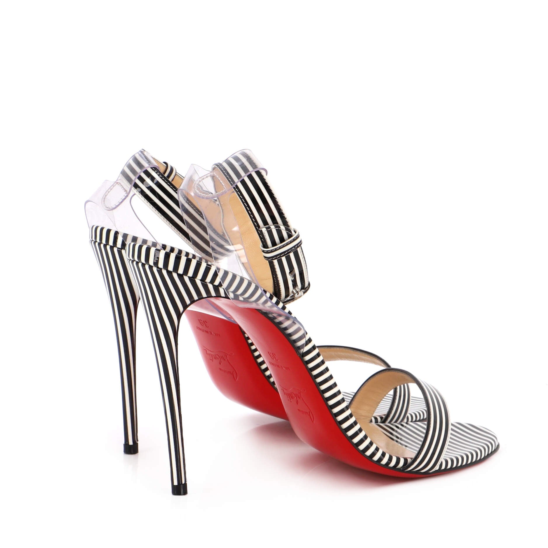 Women's Jonatina Heeled Sandals Printed Patent with PVC 100