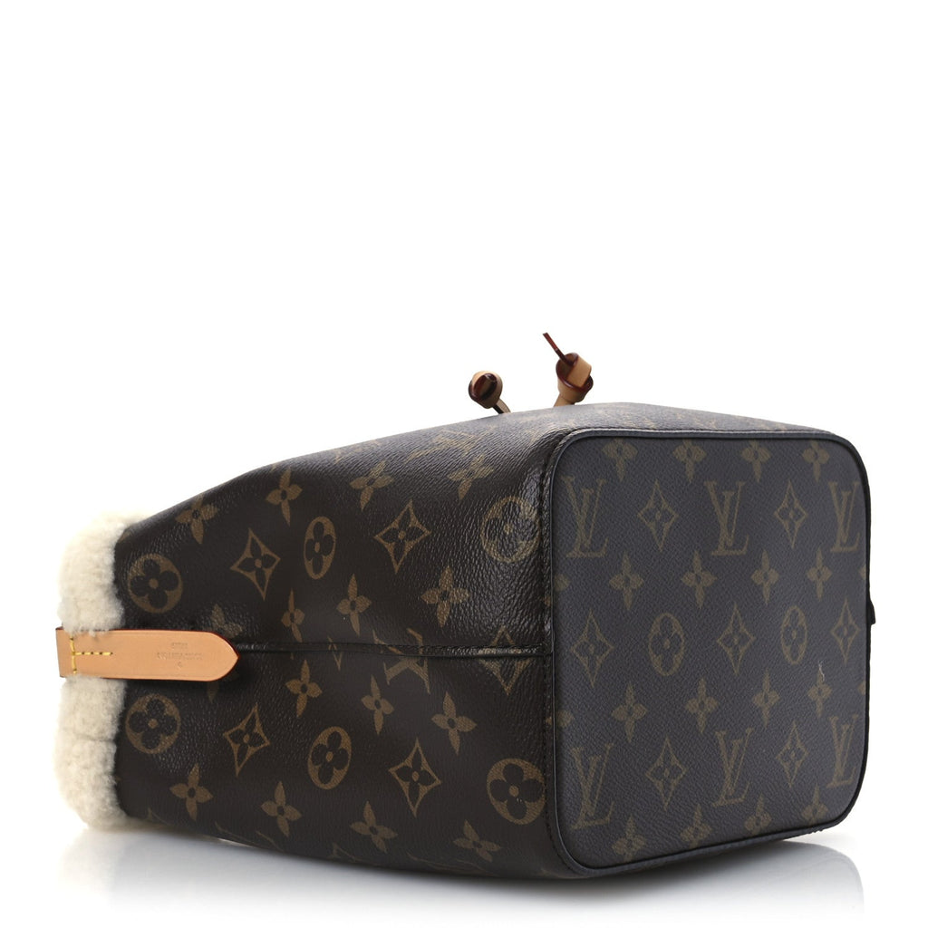 Monogram Shearling Cozygram Neonoe BB