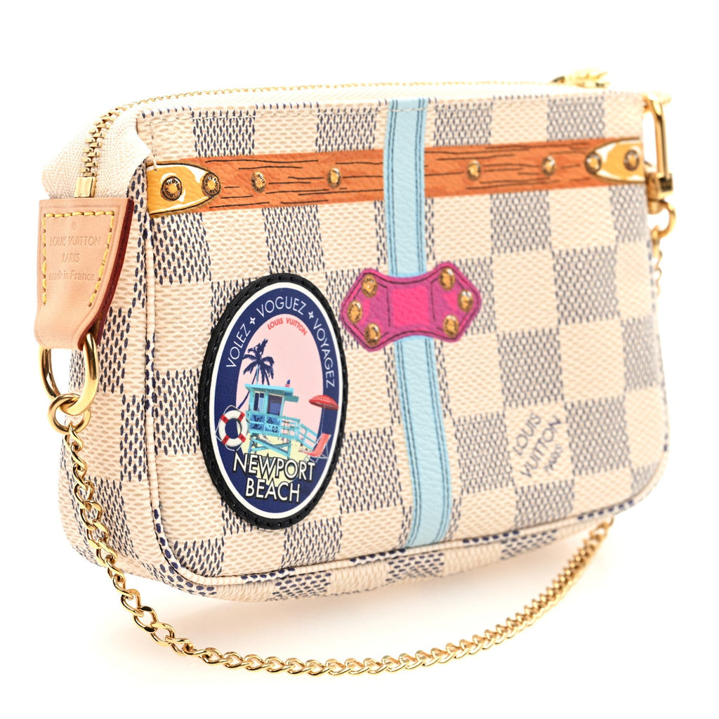 Damier Azur Summer Trunks Newport Beach Mini Pochette Accessories
