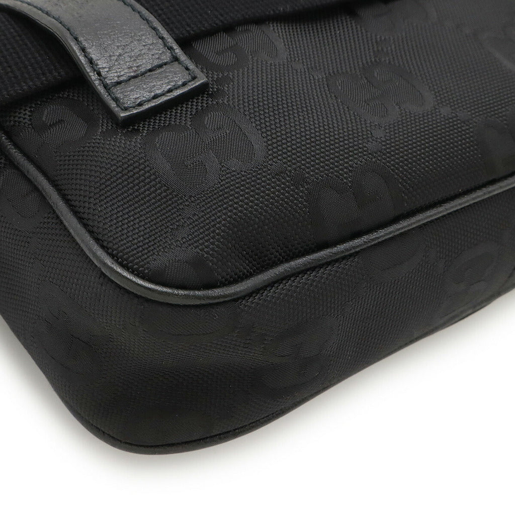 Gucci Off The Grid Nylon Canvas Leather Belt Bag