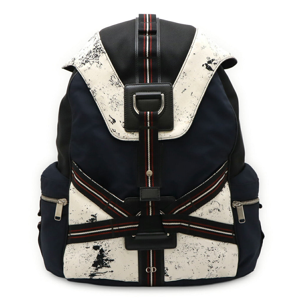 Christian Dior Dior Homme Nylon Leather Backpack