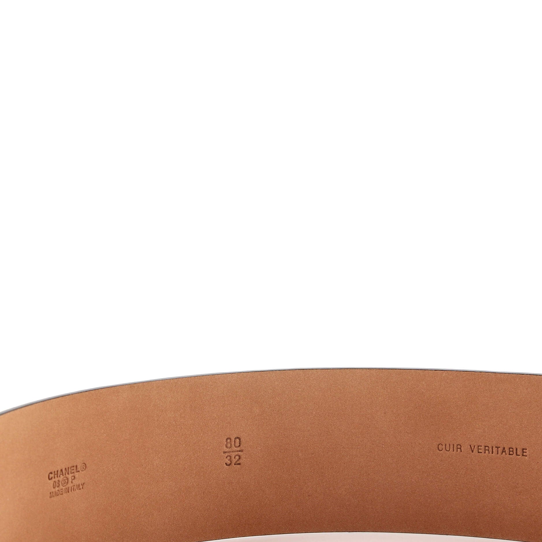 CC Belt Leather Wide 80