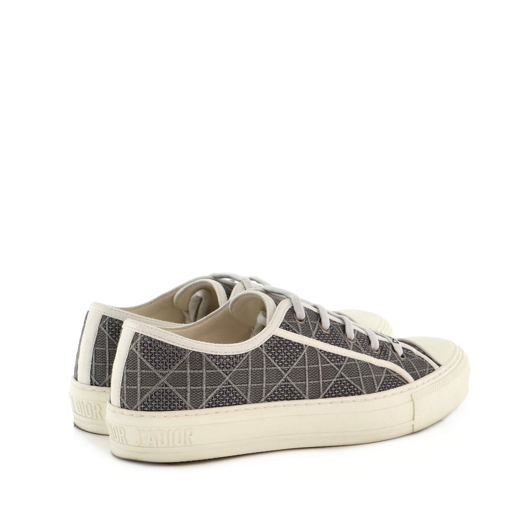 Women's Walk'N'Dior Sneakers Cannage Embroidered Canvas