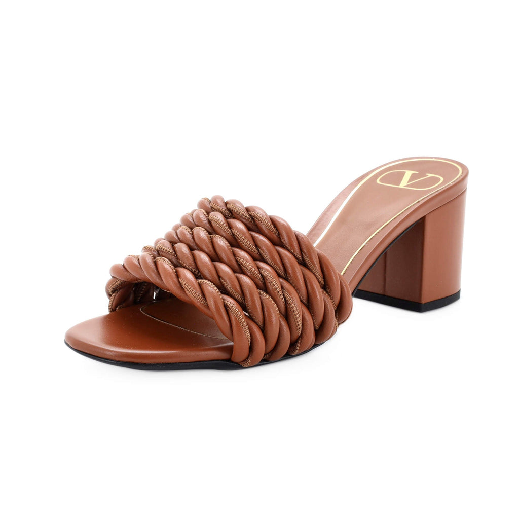 Women's The Rope Mule Heeled Sandals Leather