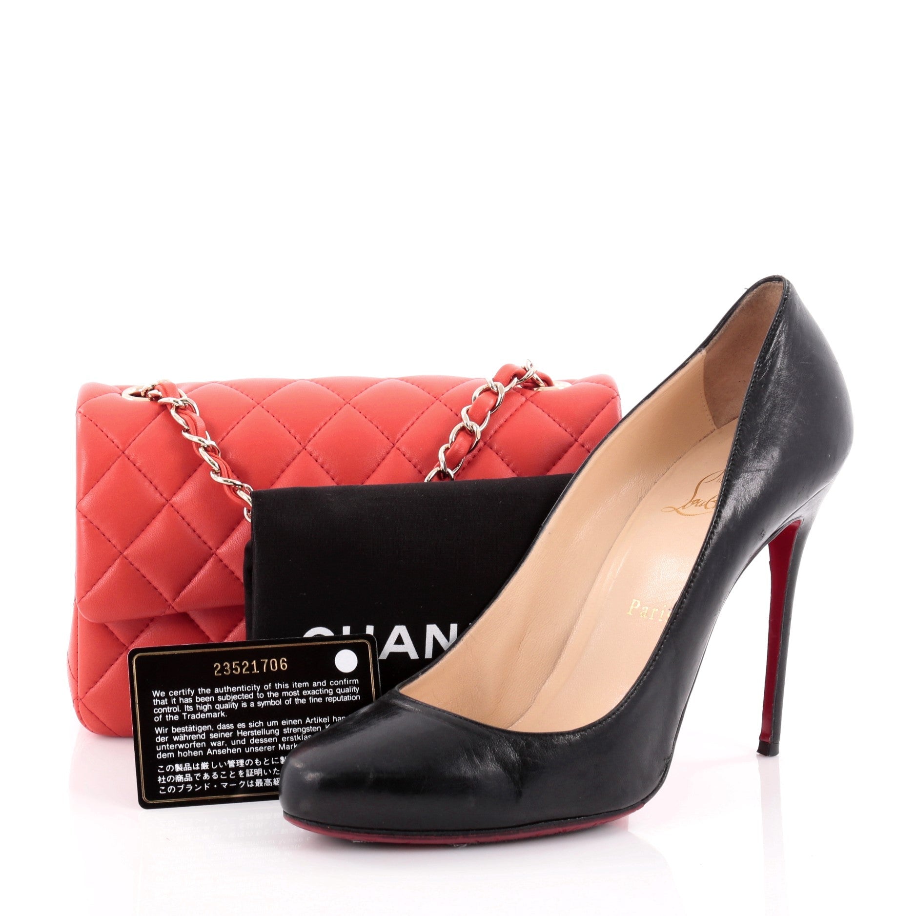Classic Single Flap Bag Quilted Lambskin Mini