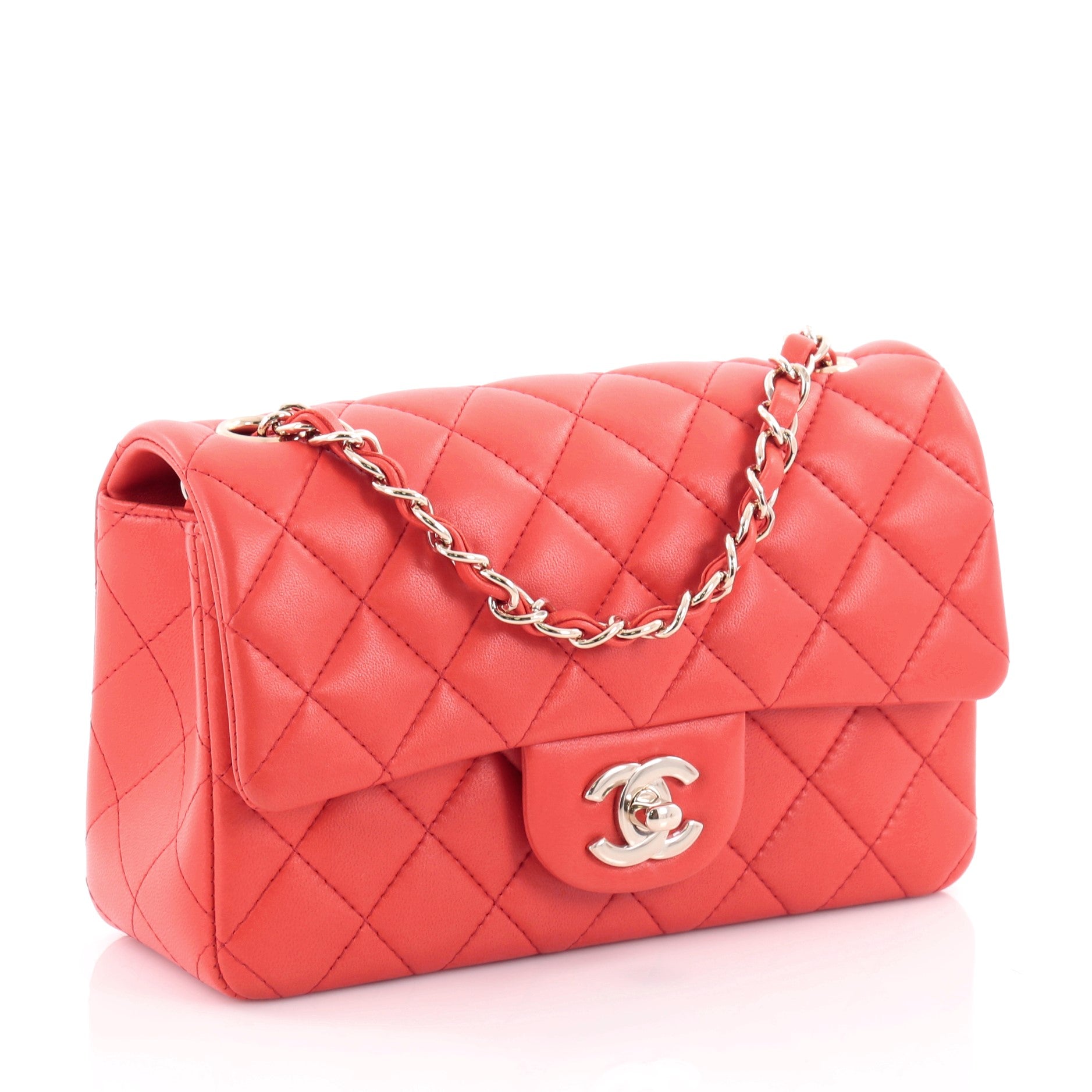 Classic Single Flap Bag Quilted Lambskin Mini