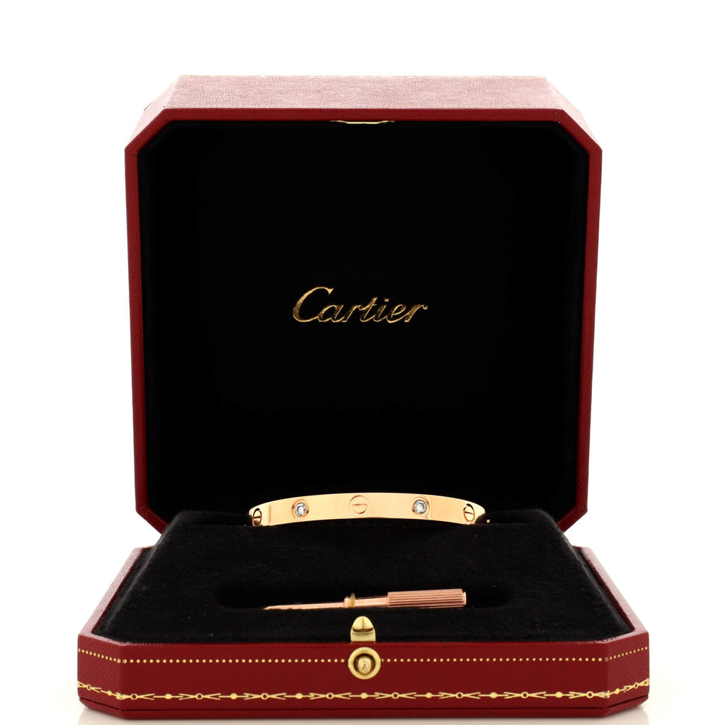 Love 4 Diamond Bracelet 18K Rose Gold with Diamonds