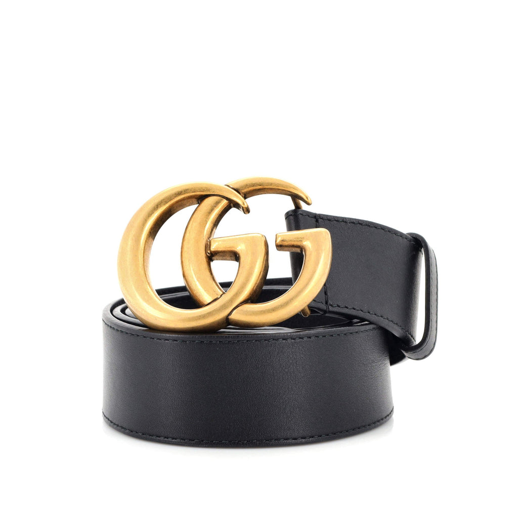 GG Marmont Belt Leather Wide 80