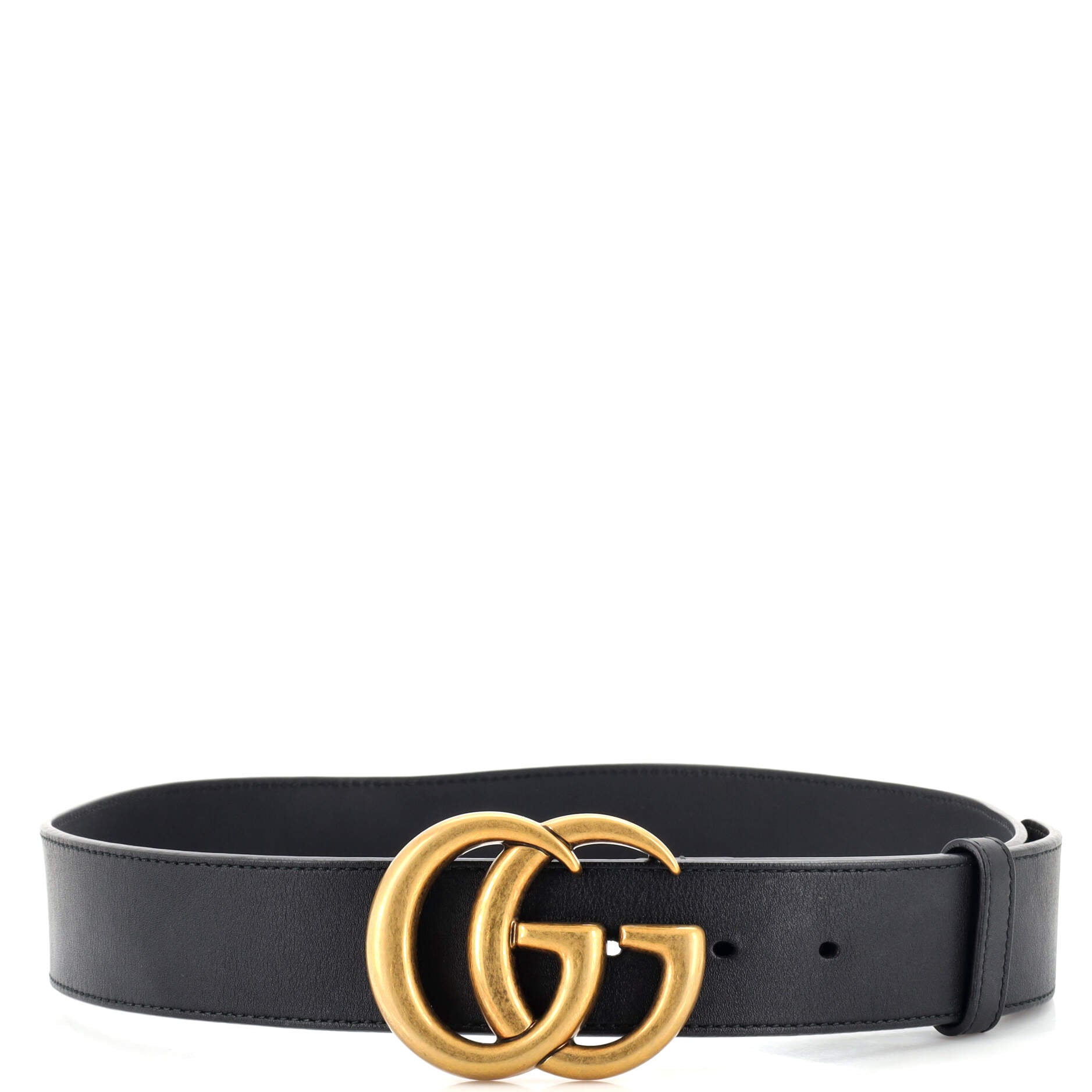 GG Marmont Belt Leather Wide 80