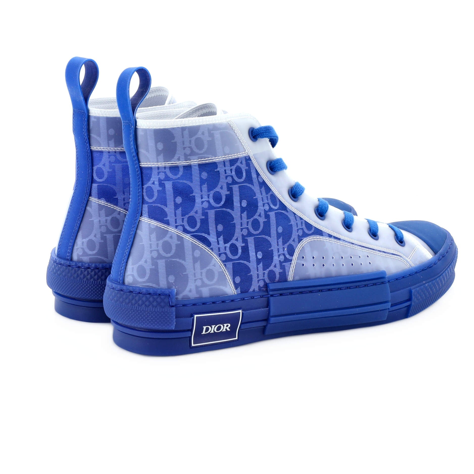 Men's B23 High-Top Sneakers Oblique Coated Canvas and PVC