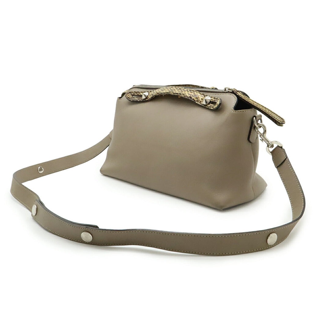 Fendi BY THE WAY Leather Python 2way Bag