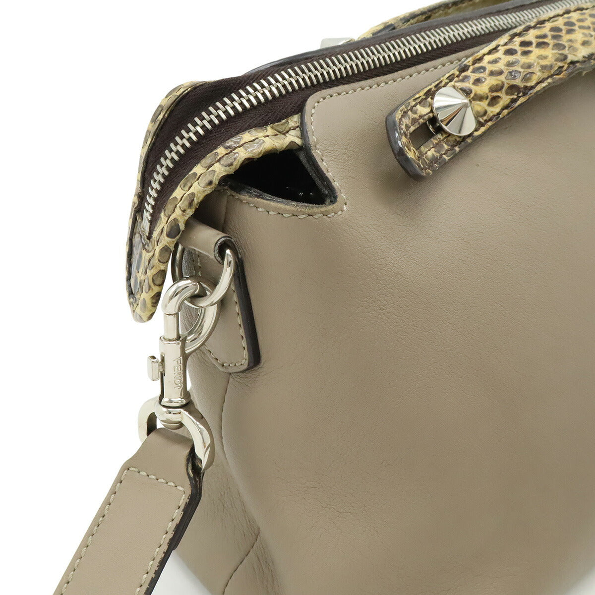 Fendi BY THE WAY Leather Python 2way Bag