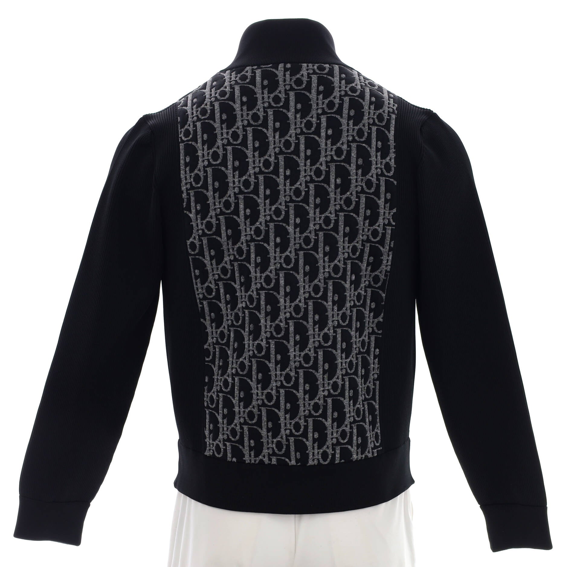 Men's Track Zip Up Jacket Oblique Technical Fabric