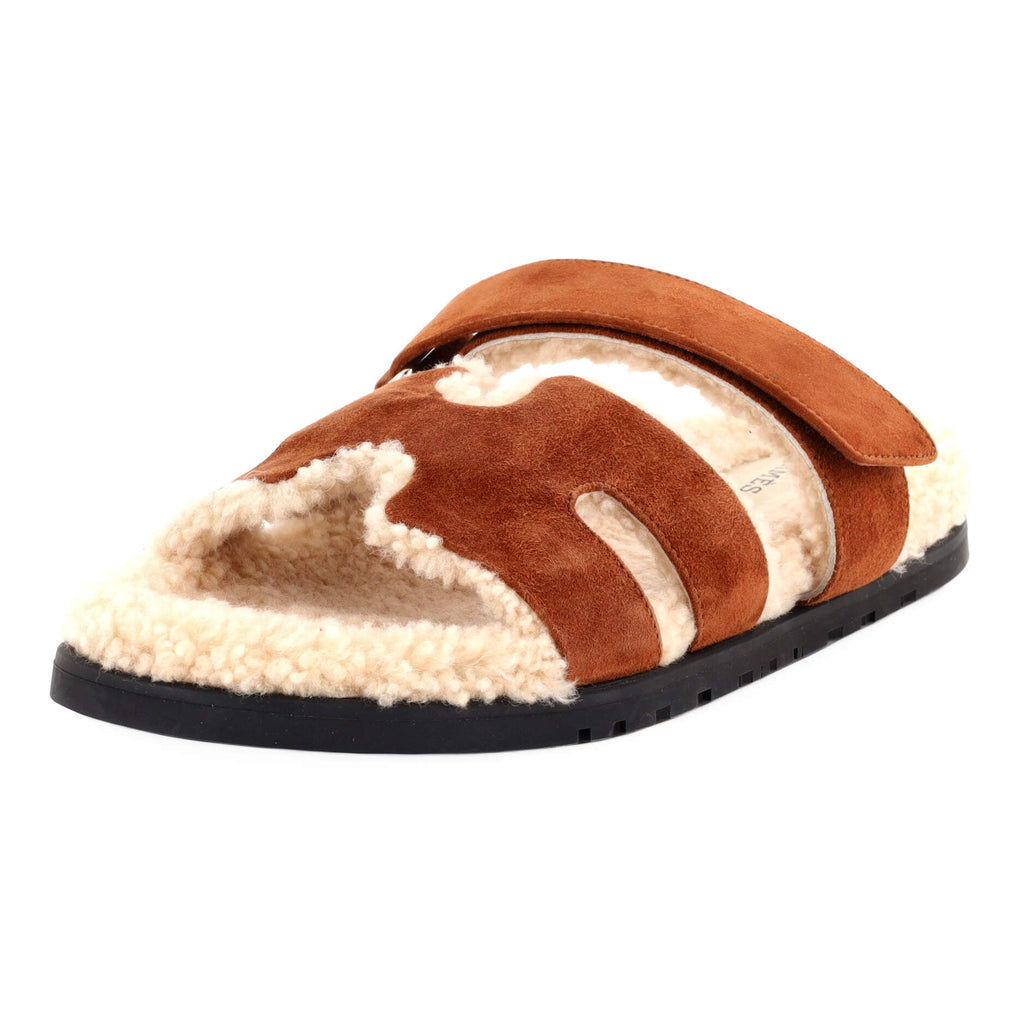 Women's Chypre Sandals Suede with Shearling