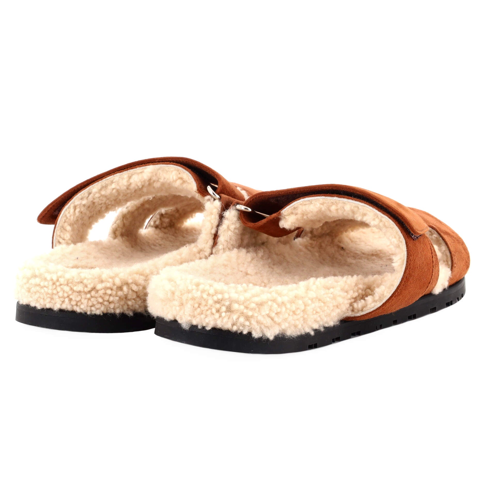 Women's Chypre Sandals Suede with Shearling