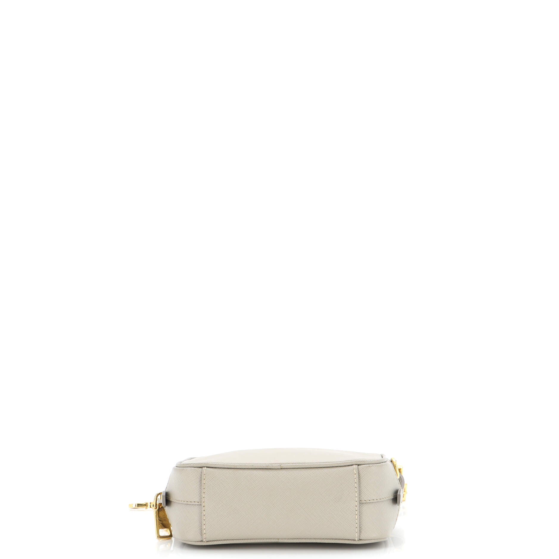 Zip Crossbody Bag Saffiano Leather Mini