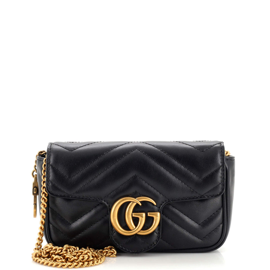 GG Marmont Flap Bag Matelasse Leather Super Mini