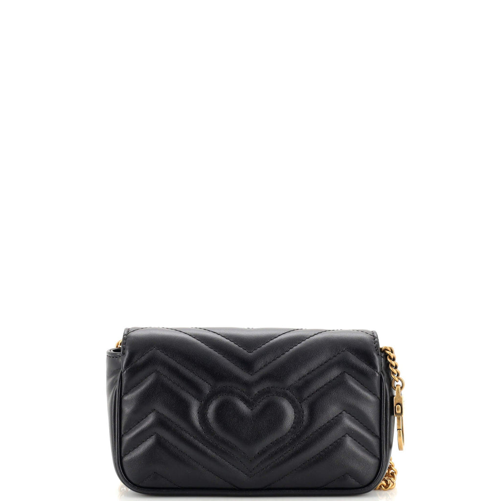 GG Marmont Flap Bag Matelasse Leather Super Mini