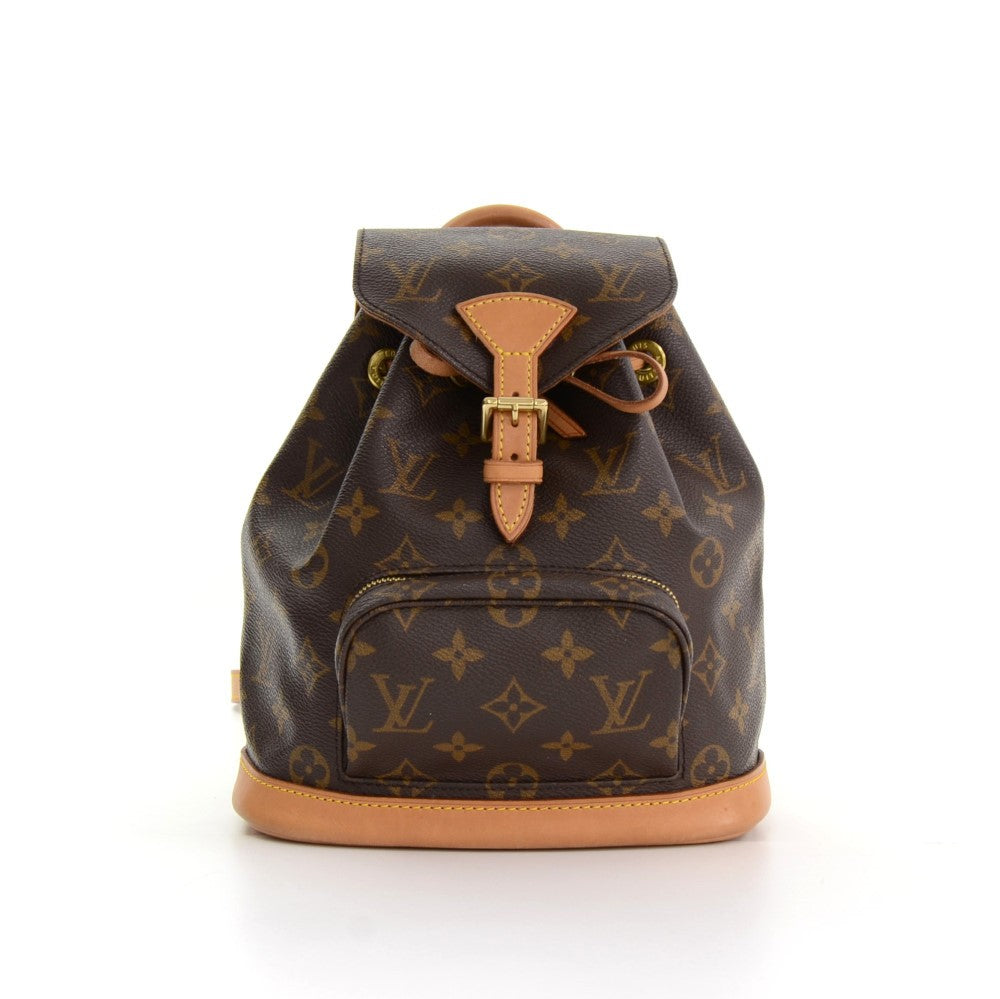Louis Vuitto Mini Montsouris Monogram Canvas Backpack Bag