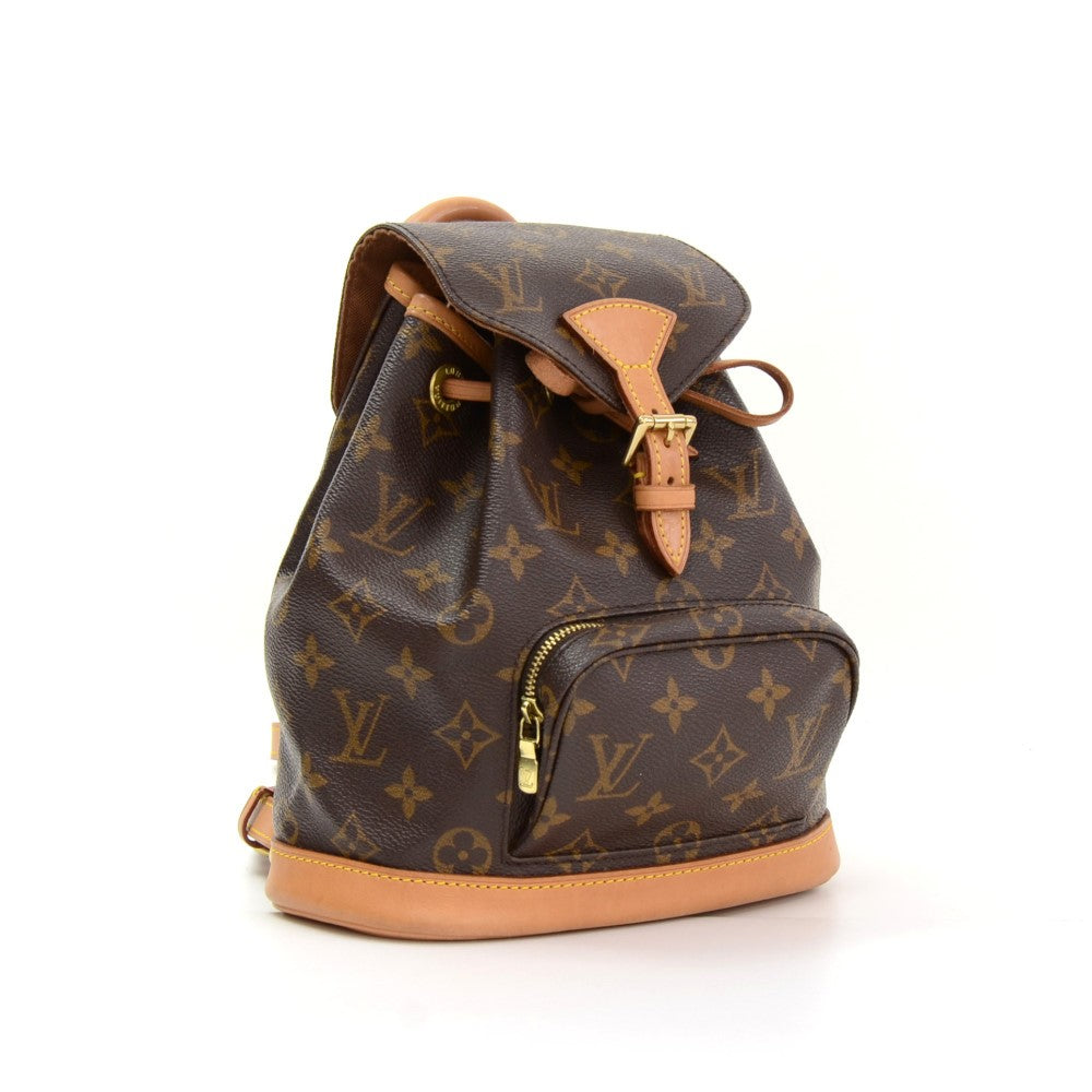 Louis Vuitto Mini Montsouris Monogram Canvas Backpack Bag