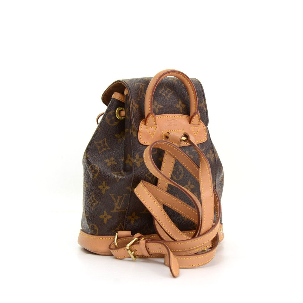 Louis Vuitto Mini Montsouris Monogram Canvas Backpack Bag