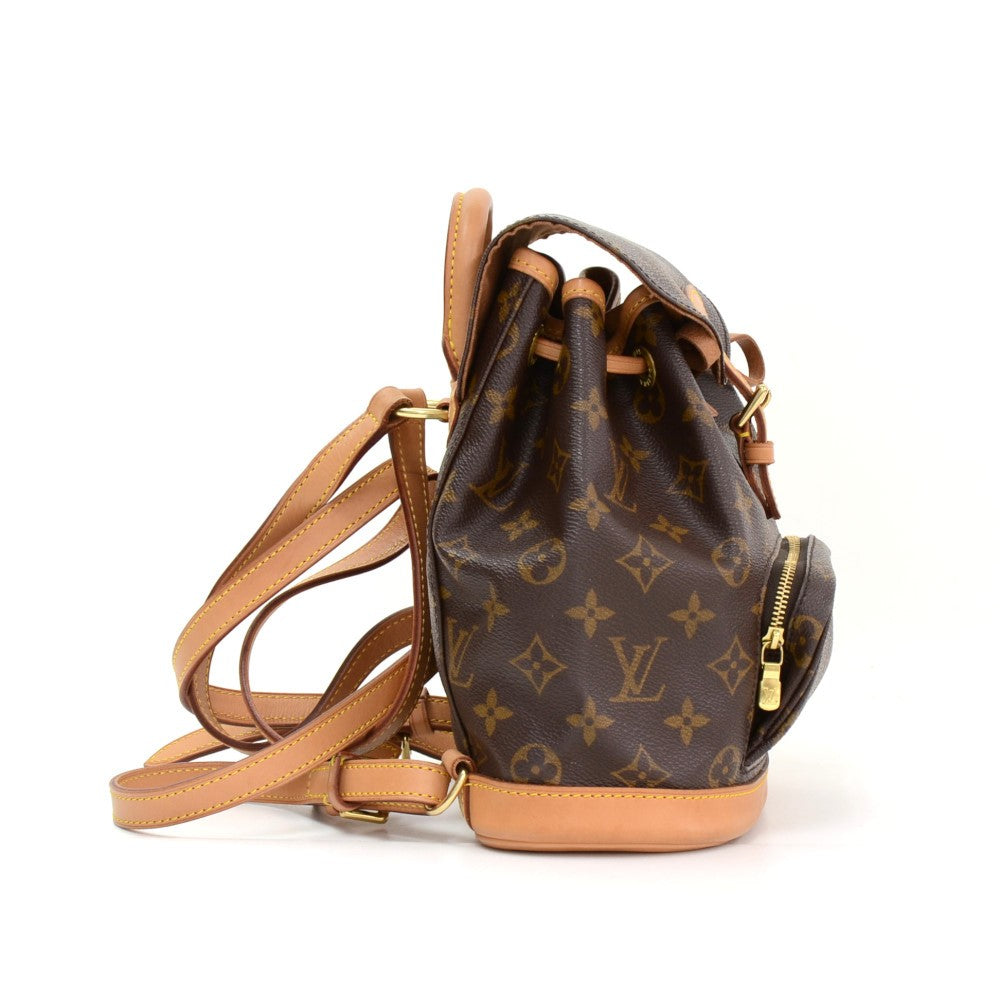 Louis Vuitto Mini Montsouris Monogram Canvas Backpack Bag