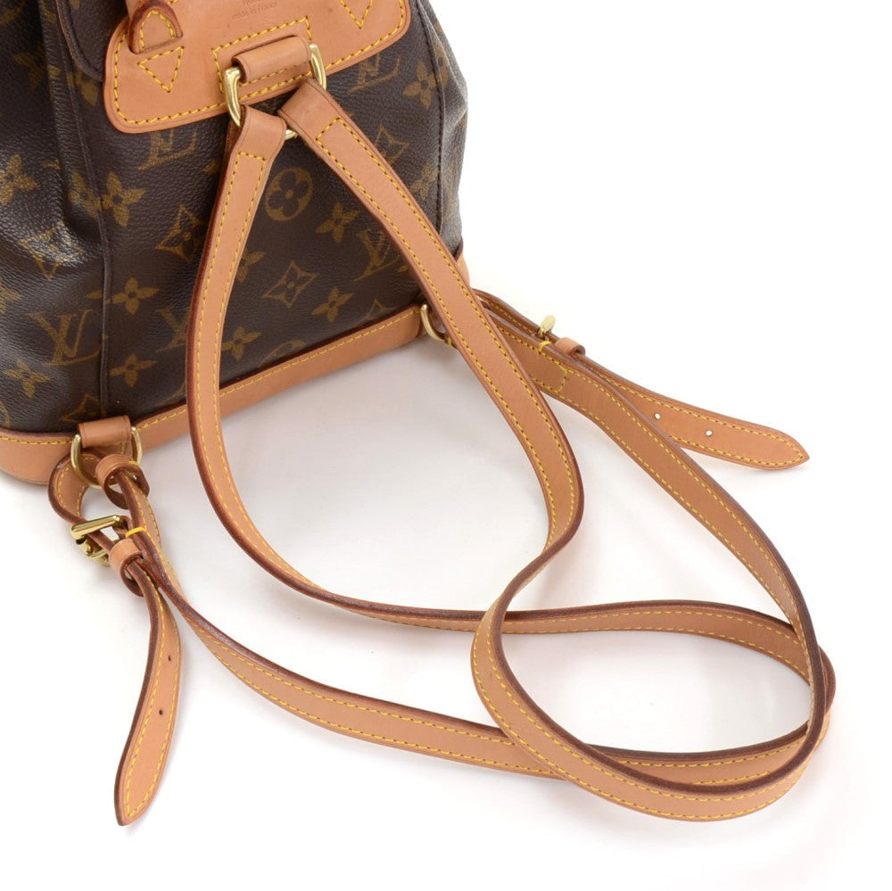 Louis Vuitto Mini Montsouris Monogram Canvas Backpack Bag