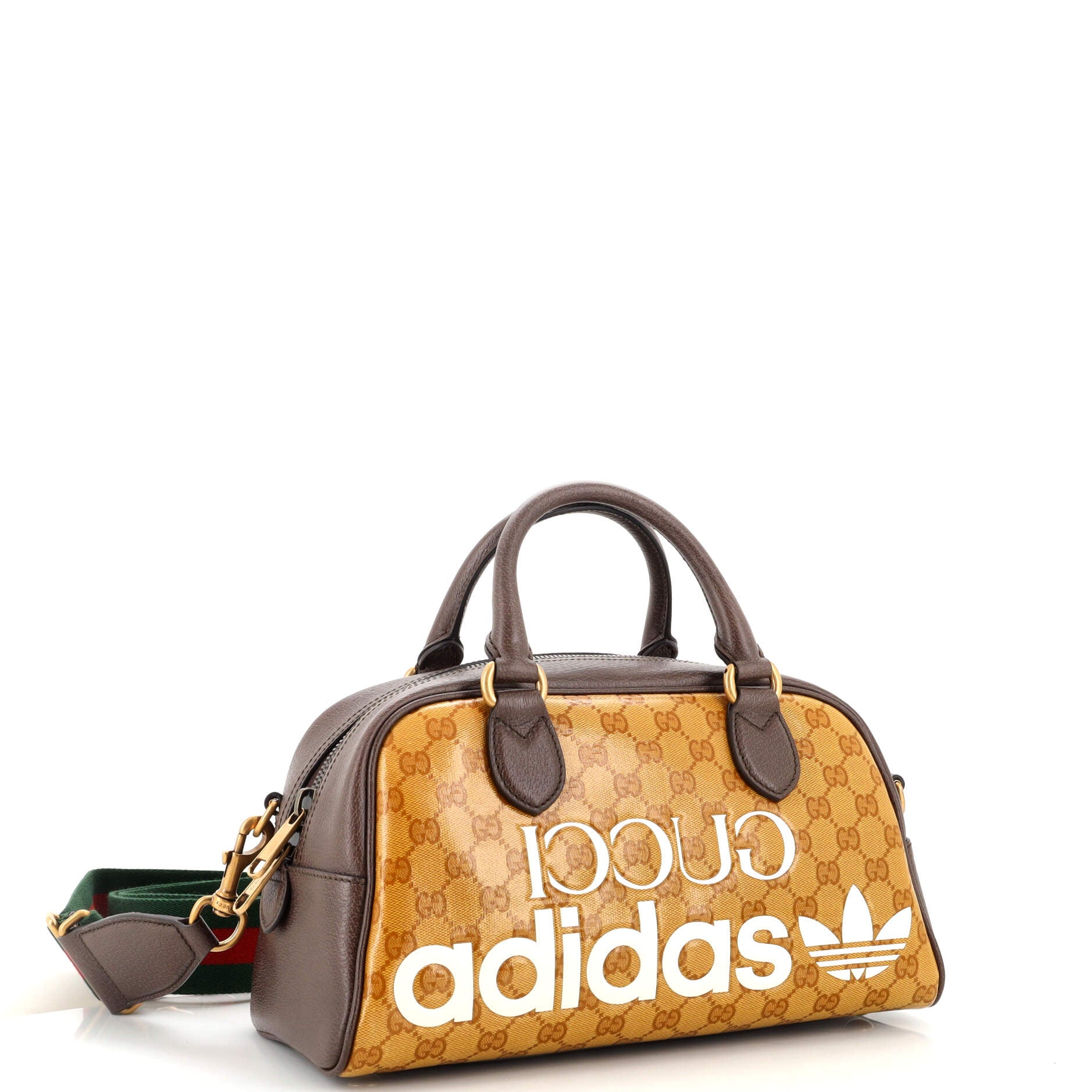 x adidas Duffle Bag GG Coated Canvas Mini