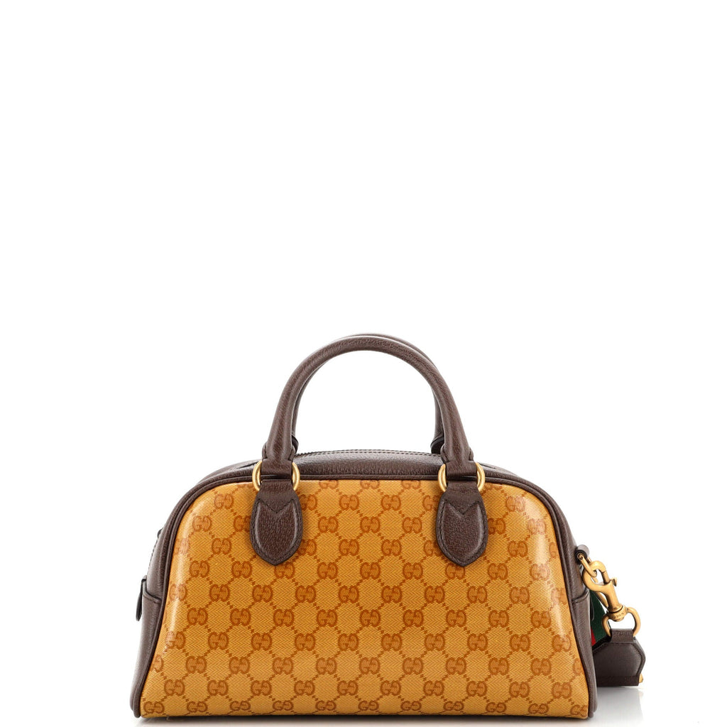 x adidas Duffle Bag GG Coated Canvas Mini