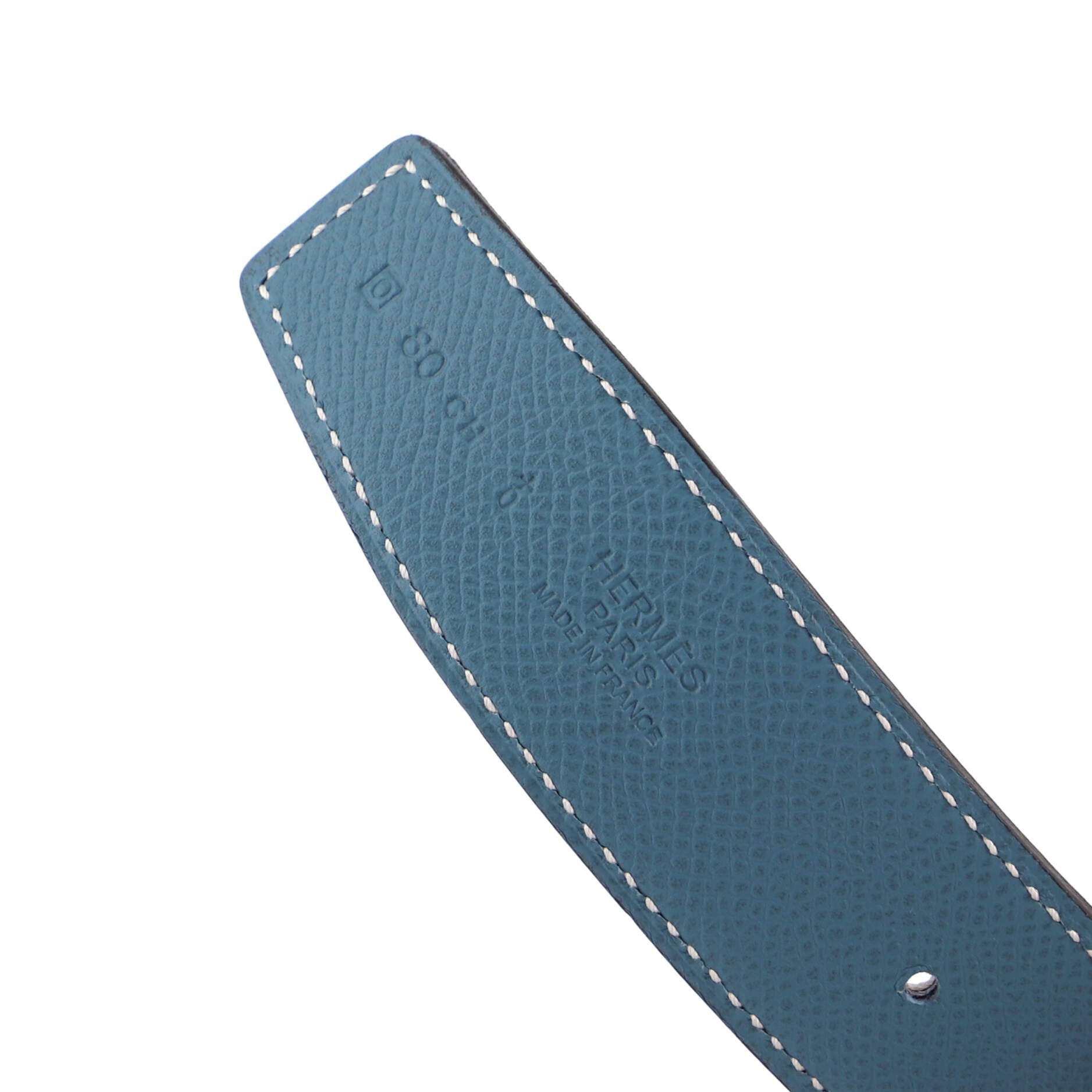 Constance Reversible Belt Leather with Guilloche Hardware Medium 80