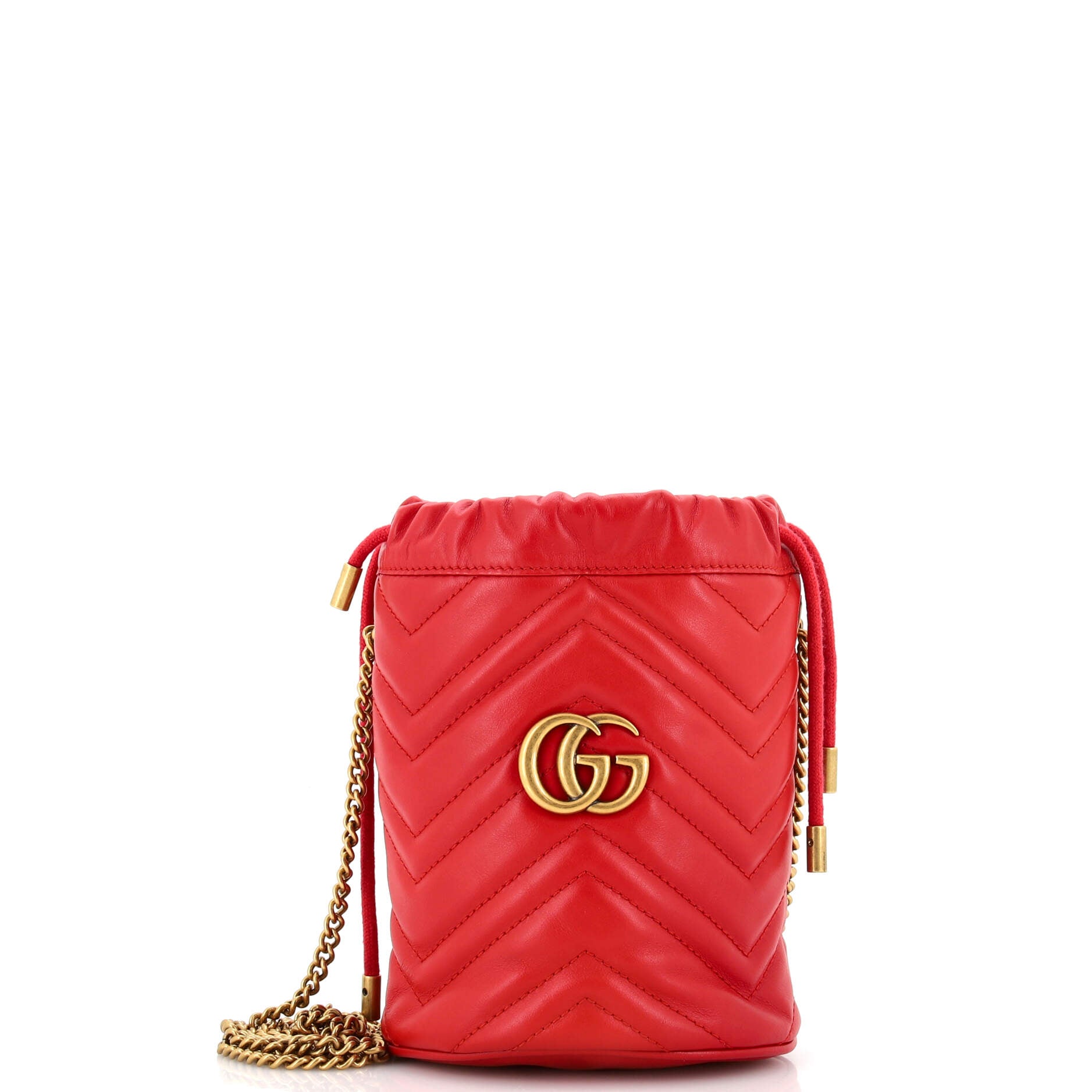 GG Marmont Bucket Bag Matelasse Leather Mini