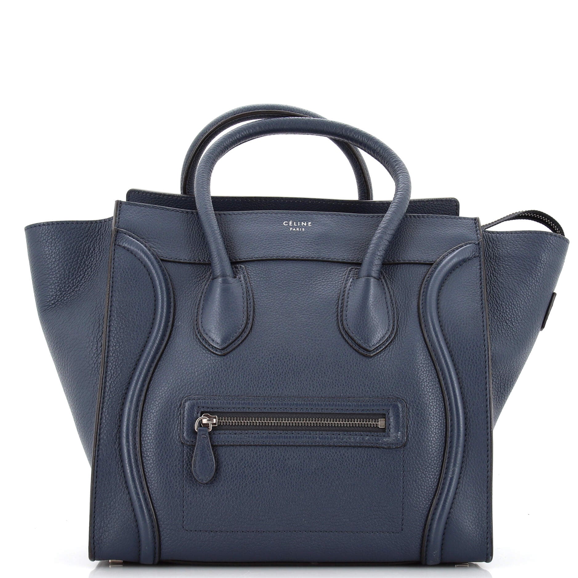 Luggage Bag Grainy Leather Mini