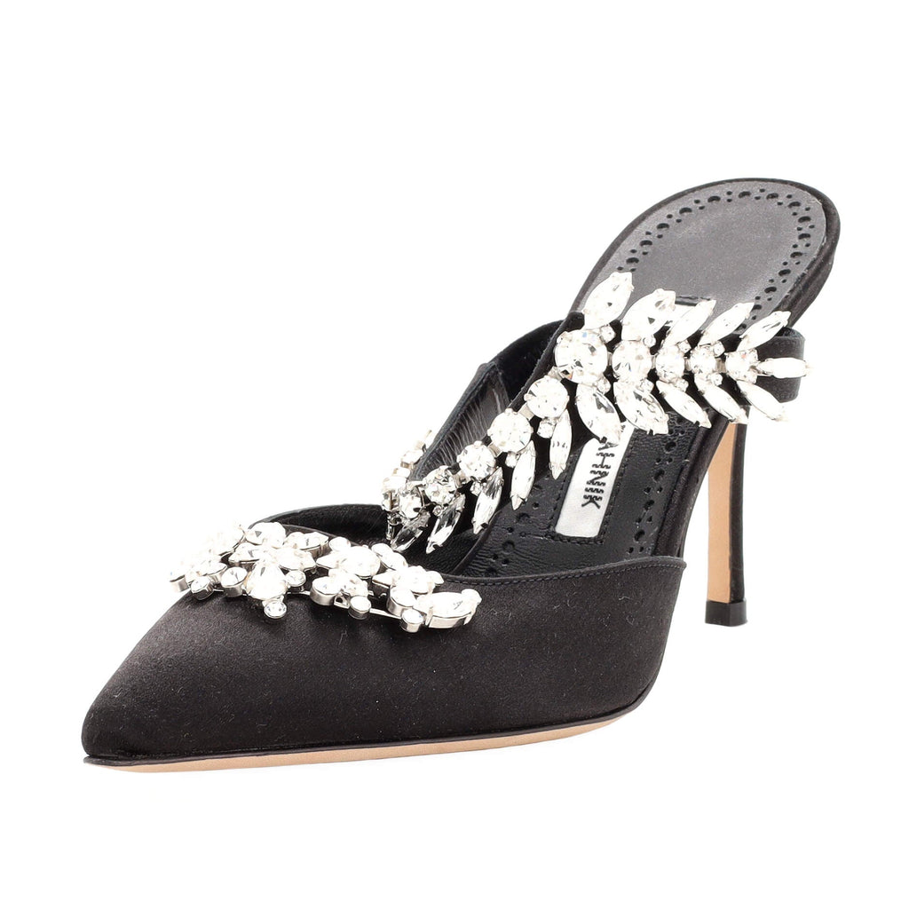 Women's Lurum Heeled Mules Satin 90