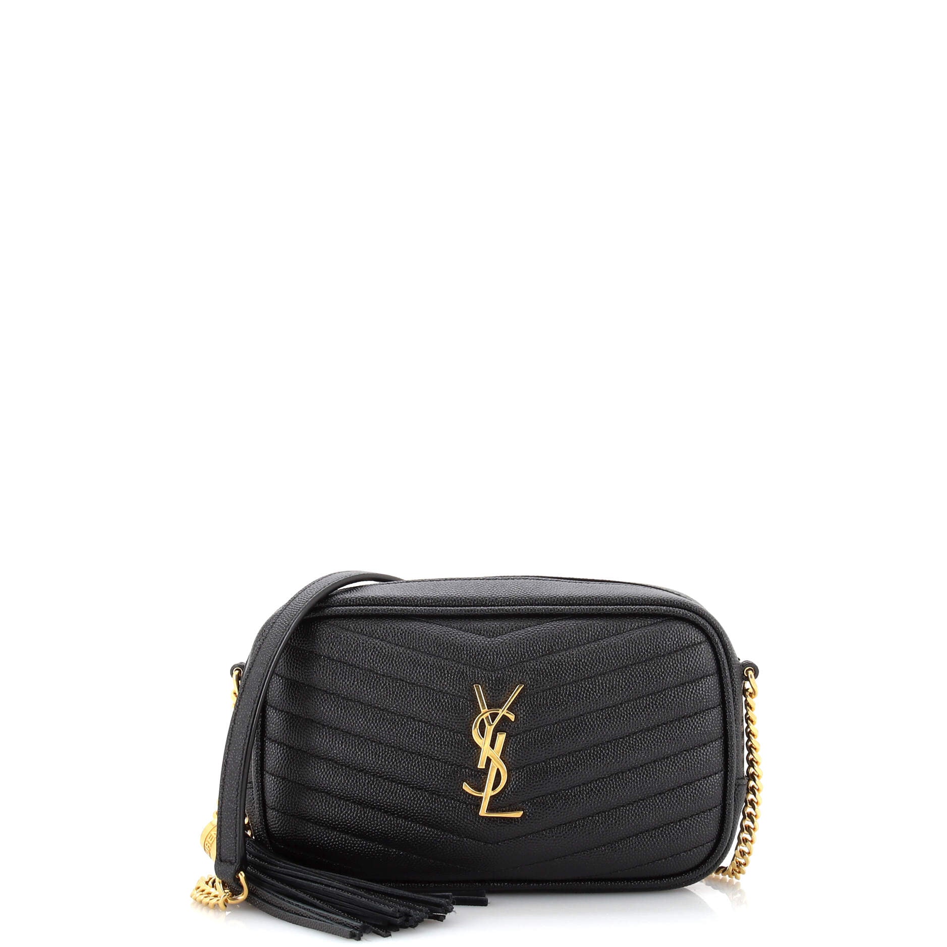 Lou Camera Bag Matelasse Chevron Leather Mini