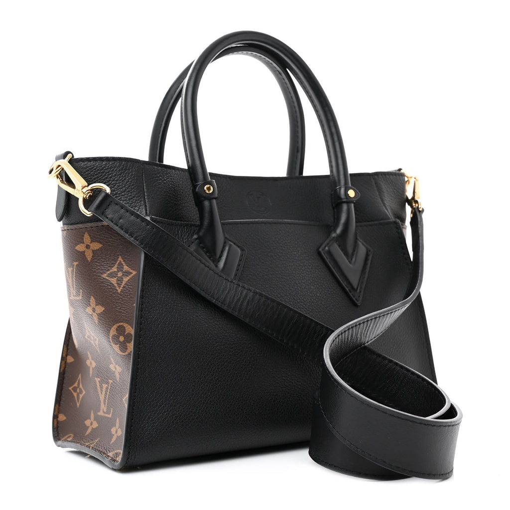 Calfskin Monogram On My Side PM Black