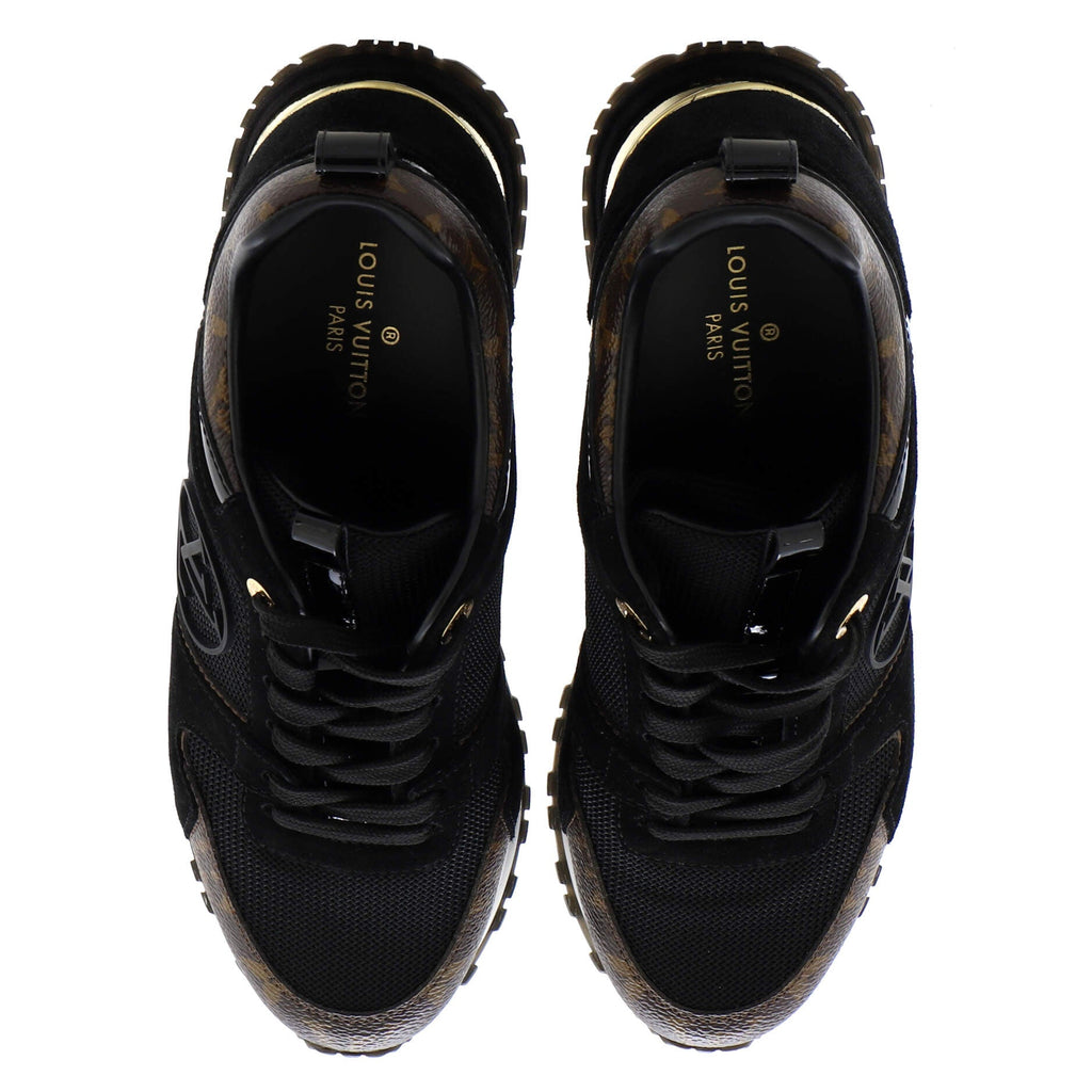 Women's Run Away Sneakers Mesh with Monogram Canvas and Suede