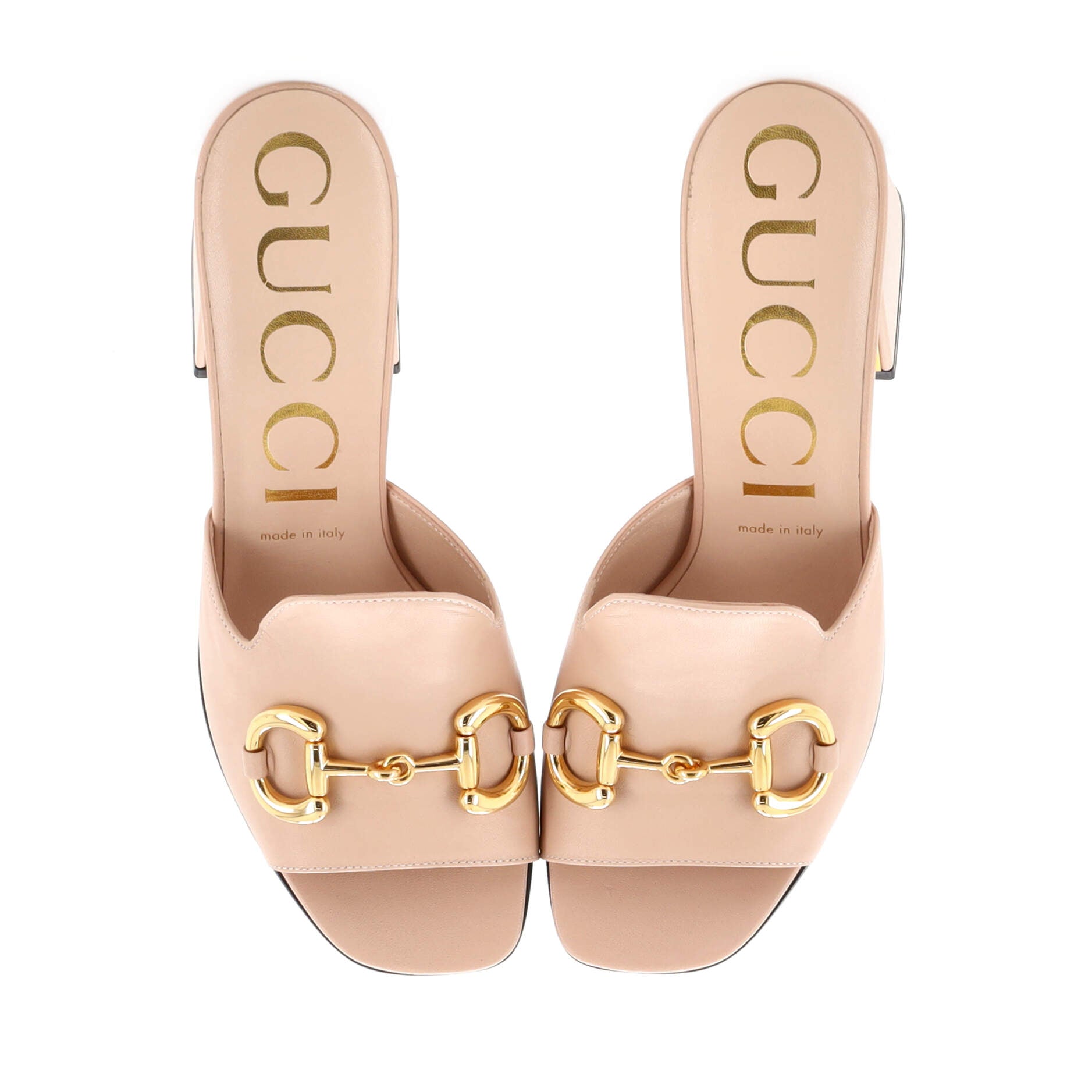Women's Horsebit Block Heel Sandals Leather