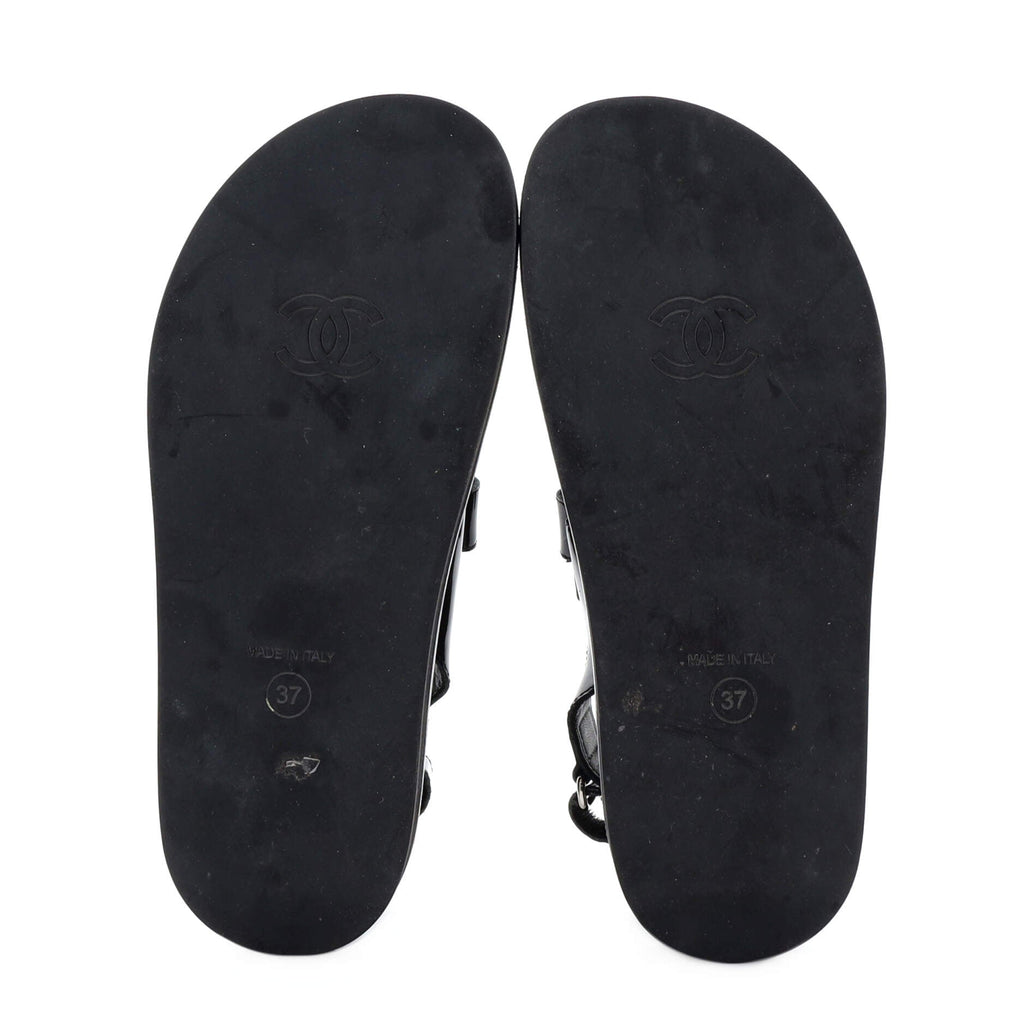 Women's Velcro Dad Sandals Patent