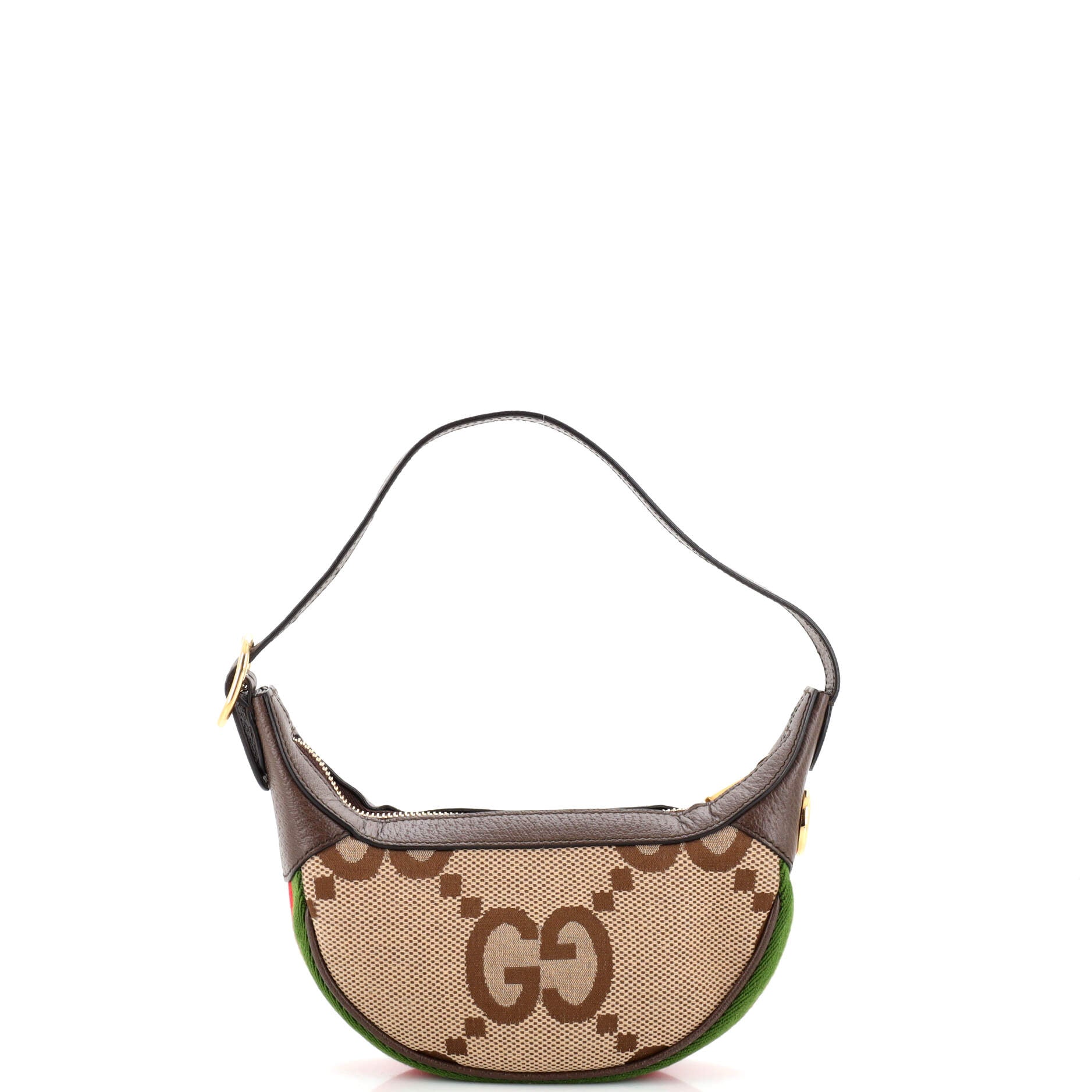 Ophidia Half Moon Bag Jumbo GG Canvas Mini