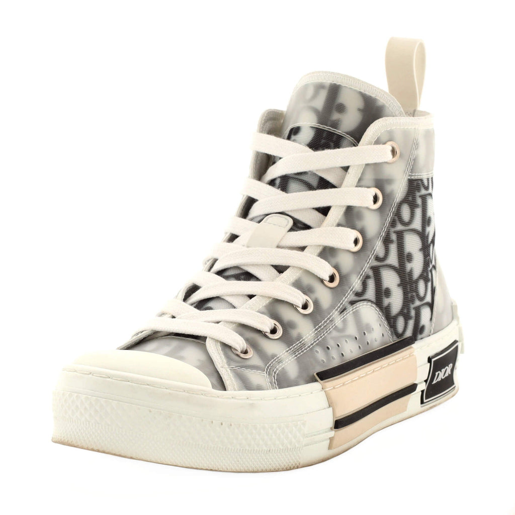 Women's B23 High-Top Sneakers Oblique Coated Canvas and PVC