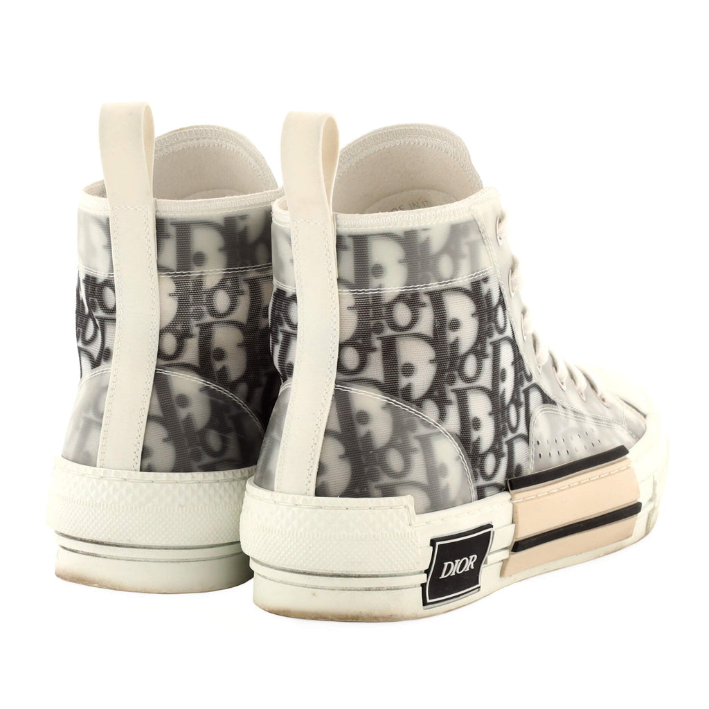 Women's B23 High-Top Sneakers Oblique Coated Canvas and PVC