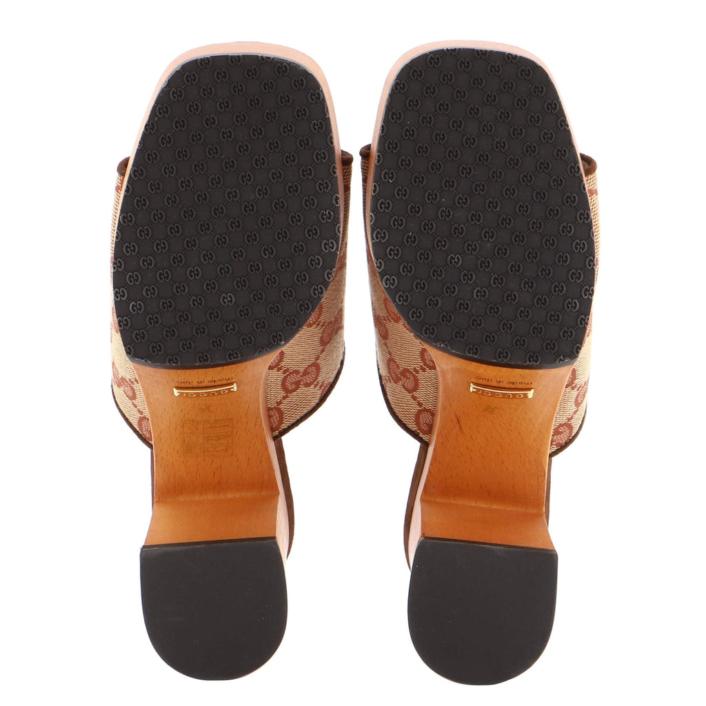 Women's Houdan Platform Sandals GG Canvas