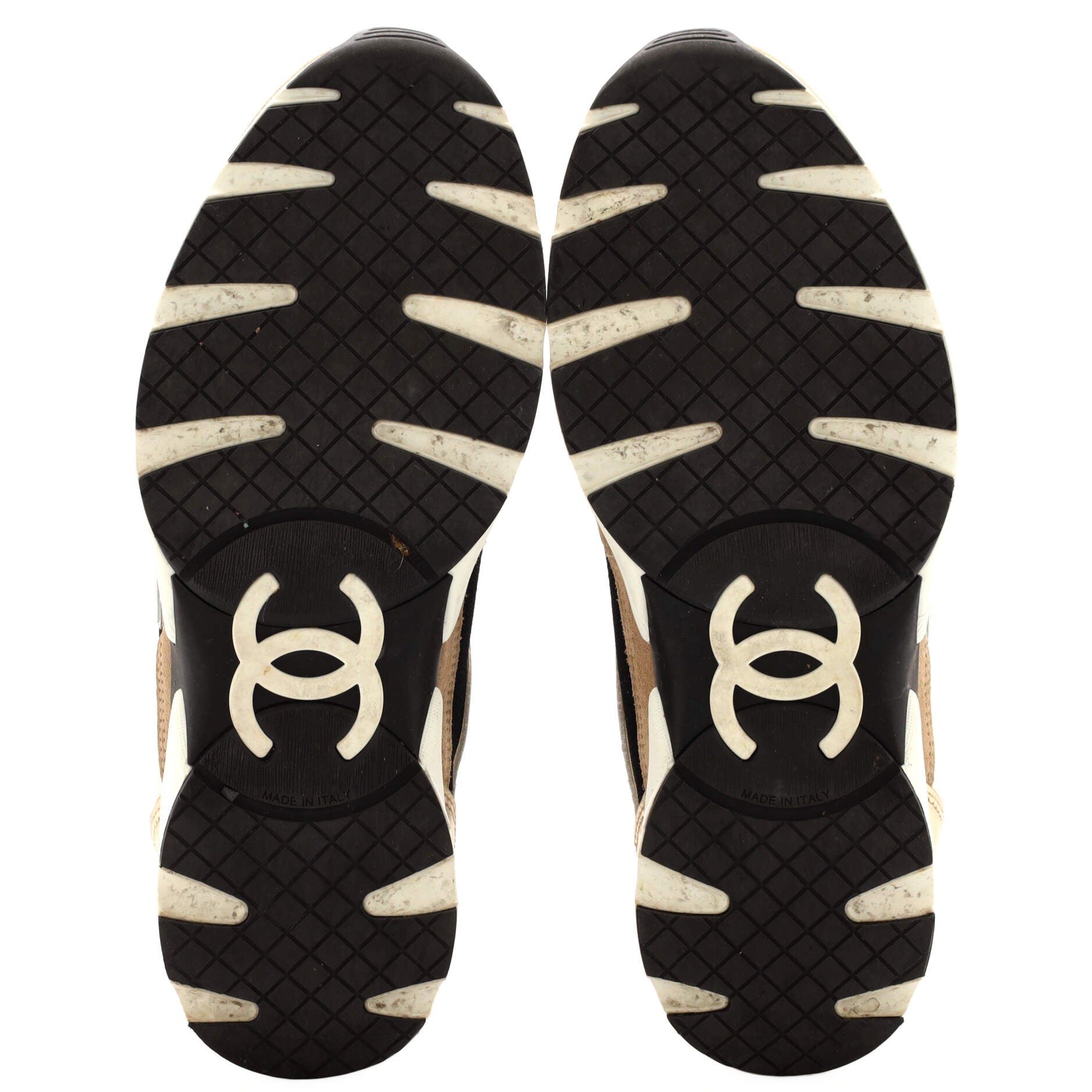 Women's CC Low-Top Sneakers Leather and Mesh