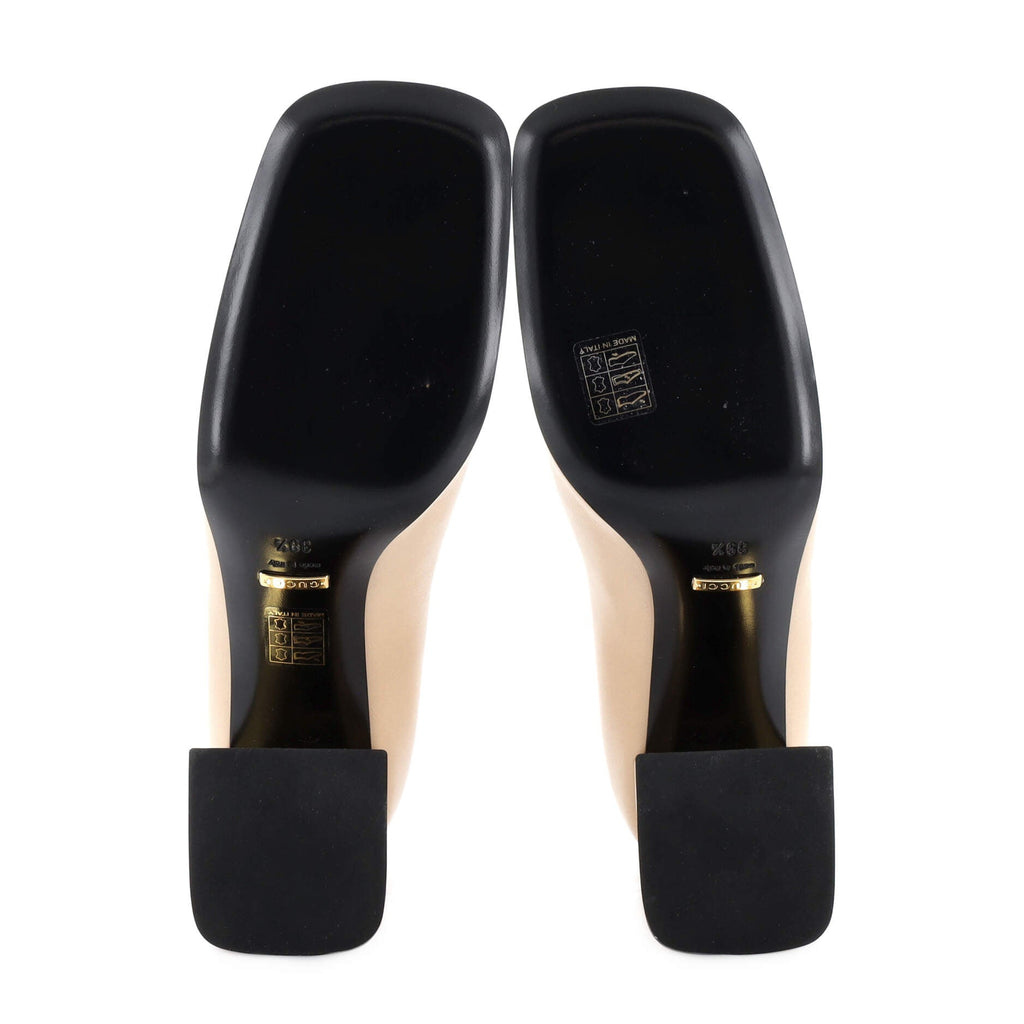 Women's Horsebit Mid-Heel Pumps Leather