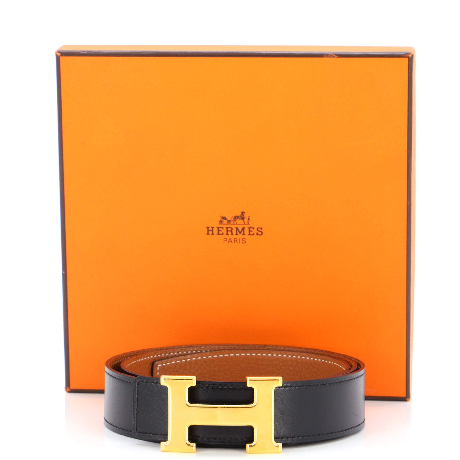 Constance Reversible Belt Leather Medium 95
