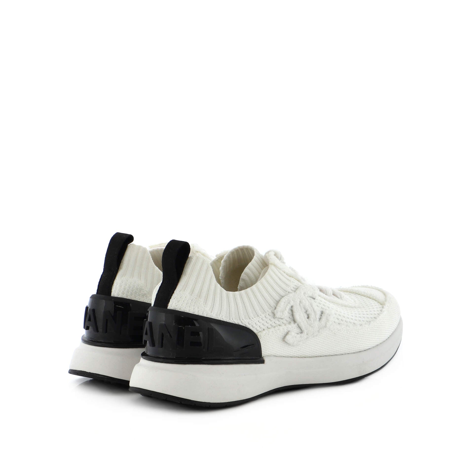 Women's Logo CC Low-Top Sneakers Stretch Fabric
