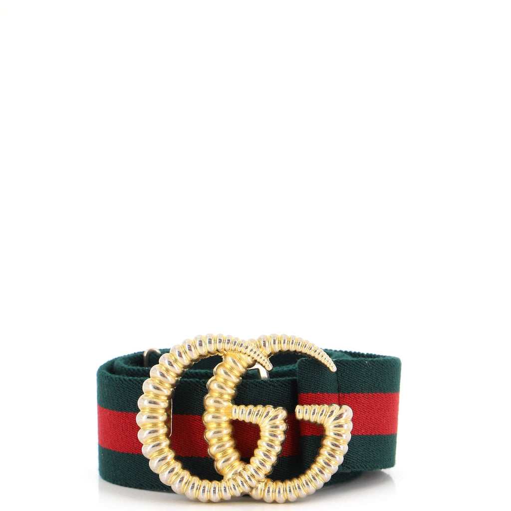 GG Torchon Web Belt Canvas Wide 85