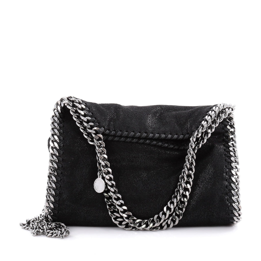 Falabella Fold Over Crossbody Bag Shaggy Deer Mini