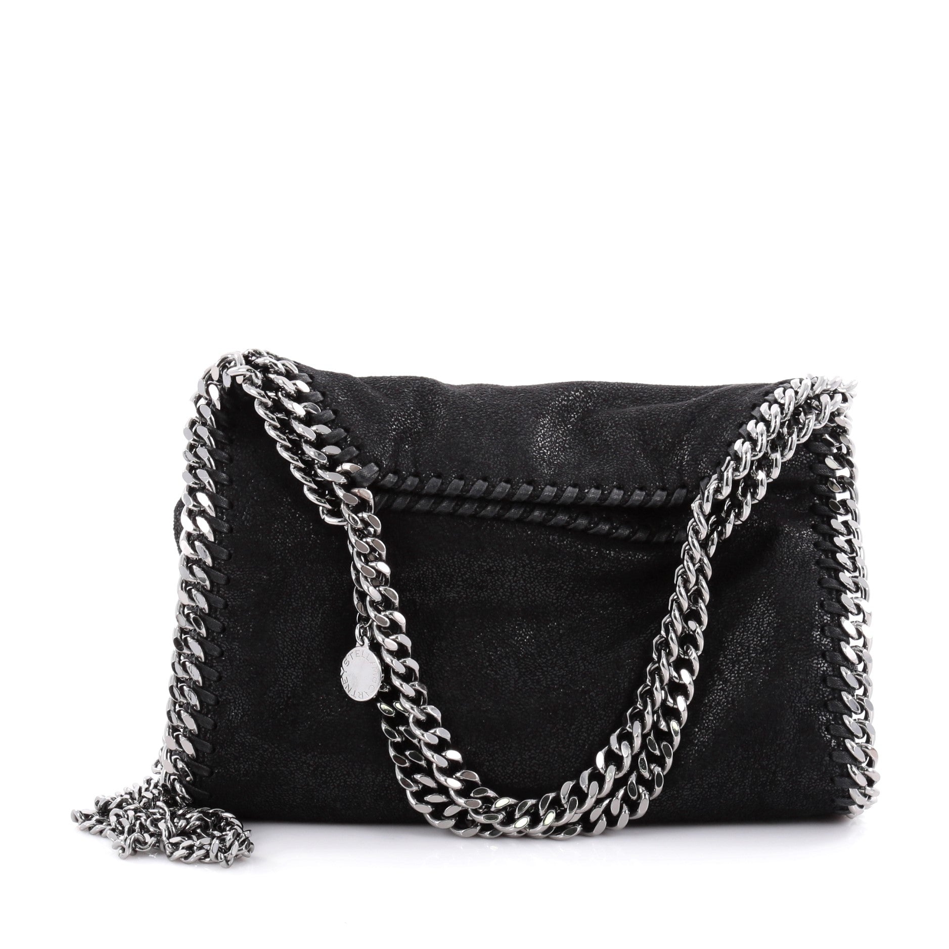 Falabella Fold Over Crossbody Bag Shaggy Deer Mini