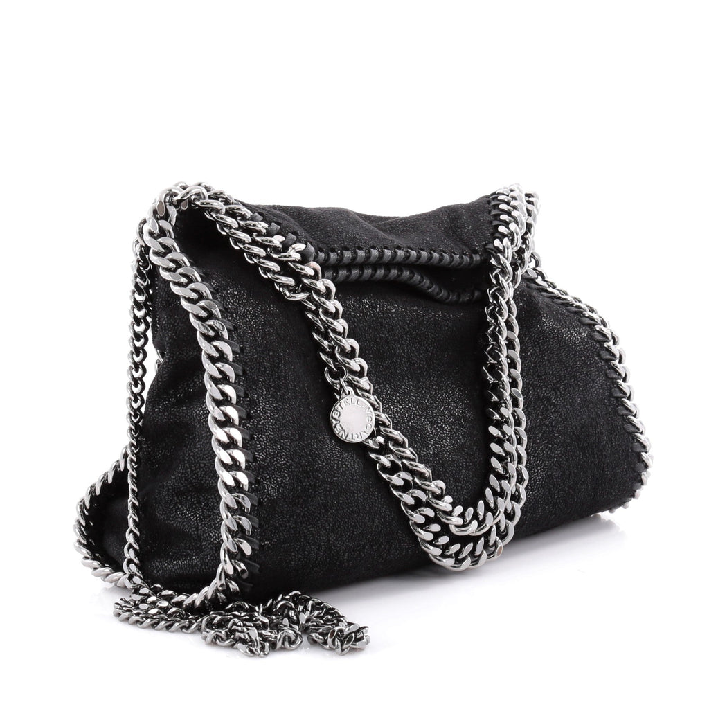 Falabella Fold Over Crossbody Bag Shaggy Deer Mini